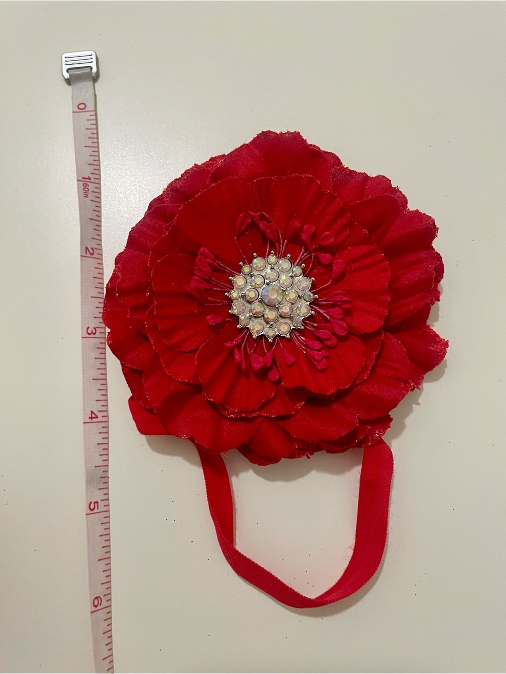Tieks by Gavrieli Red Fabric Flower Accessory